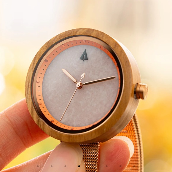Treehut theory rose gold/pink wooden watch. Best seller. Originally $219. - Picture 3 of 10